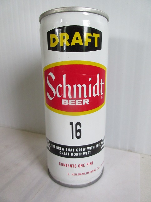 Schmidt Draft - Heileman - crimped - 16oz - Click Image to Close